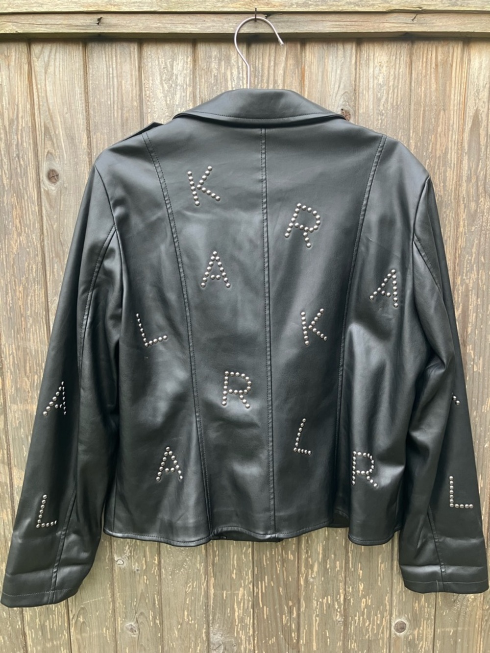 NWT Karl Lagerfeld faux leather - Picture 7 of 9